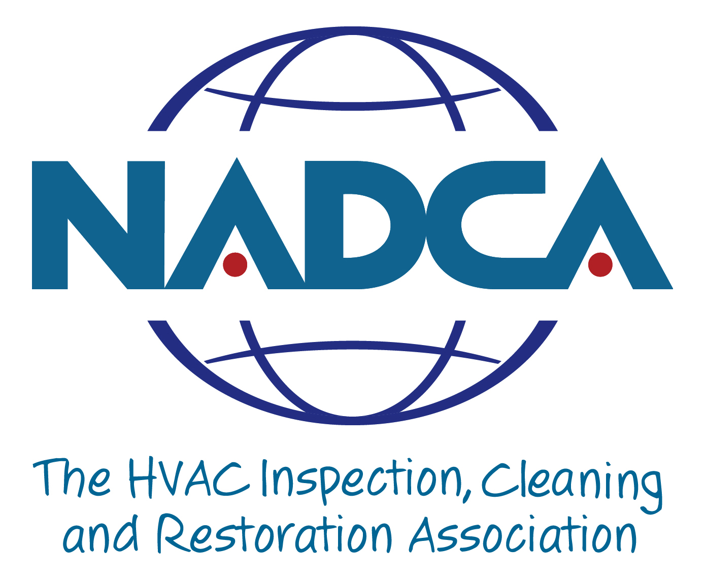 Logo of the HVAC Inspection, Cleaning and Restoration Association. NADCA